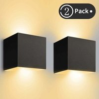 Innen-/Außenwandleuchte 12W Dimmbare LED-Wandleuchte 3000K Warmweiß Wasserdicht IP65 Wandleuchte für Wohnzimmer Schlafzimmer Innen-/Außenwandleuchte 12W Dimmbare LED-Wandleuchte 3000K Warmweiß Wasserdicht IP65 Wandleuchte für Wohnzimmer Schlafzimmer von BRIDAY