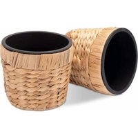 Rund geflochtener Blumentopf aus Seegras mit stabilem Kunststoffeinsatz zum Bepflanzen - Flowerpot Rund geflochtener Blumentopf aus Seegras mit stabilem Kunststoffeinsatz zum Bepflanzen - Flowerpot von BRIDAY