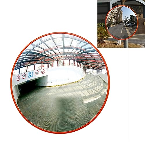 Konvexer Sicherheitsspiegel Außenlinse Straße Sicherheit Toter Winkel Runde Spiegel Premium Qualität mit Montagehalterung 30CM Konvexer Sicherheitsspiegel Außenlinse Straße Sicherheit Toter Winkel Runde Spiegel Premium Qualität mit Montagehalterung 30CM von BRIEFNESS