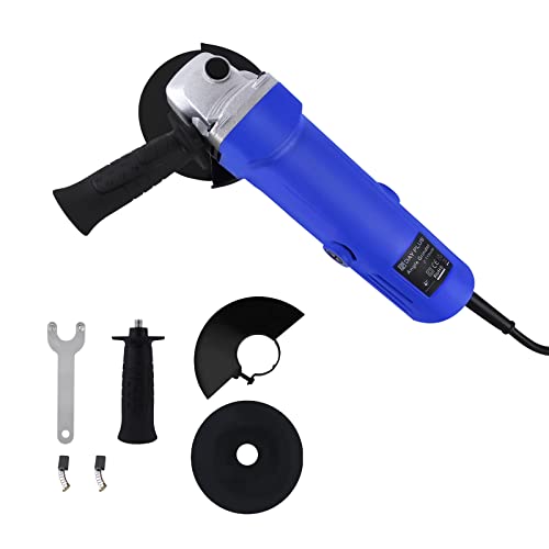 Winkelschleifer 550W, 115mm - Elektro-Schleifer mit Schneidscheibe & Seitengriff | 12000 U/min zum Schneiden, Schleifen, Polieren von Holz, Metall, Beton, Stein | Für Tischler & Handwerker von BRIEFNESS