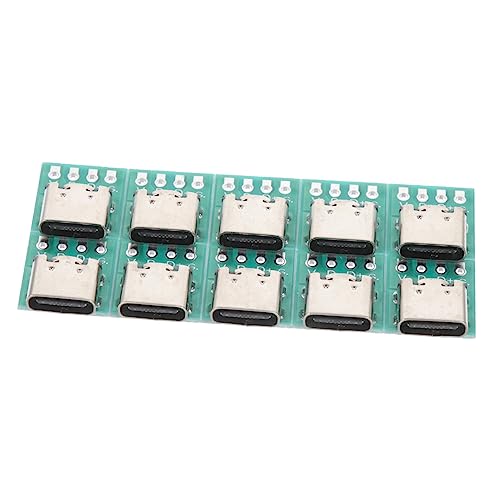 BRIGHTFUFU 10stücke USB c Connector PCB Converter Board c Für Einfache Datenübertragung Und Vielseitige Verwendung von BRIGHTFUFU