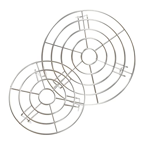 BRIGHTFUFU 2 Stück Dampfgarer Rack Vielseitiges Steamer Zubehör für Eier Reis Meeresfrüchte und für Küche und Haushalt BRIGHTFUFU 2 Stück Dampfgarer Rack Vielseitiges Steamer Zubehör für Eier Reis Meeresfrüchte und für Küche und Haushalt von BRIGHTFUFU