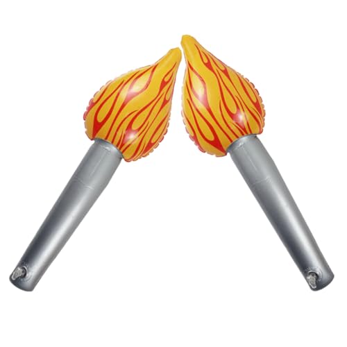 BRIGHTFUFU 2 Stück Teiliges Aufblasbares Fackelspielzeug Leicht Tragbar Kreative Bühnenrequisite für Geburtstags Party Favor und Halloween Deko BRIGHTFUFU 2 Stück Teiliges Aufblasbares Fackelspielzeug Leicht Tragbar Kreative Bühnenrequisite für Geburtstags Party Favor und Halloween Deko von BRIGHTFUFU