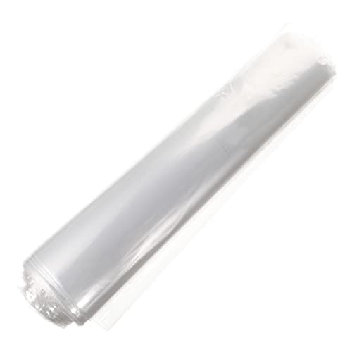 BRIGHTFUFU 200 Stück Schrumpffolie Beutel Pof Transparent Schrumpfverpackung Tüten Schrumpffolienbeutel Hitzeschrumpfbar Verpackungsbeutel für Lebensmittel DIY Handwerk von BRIGHTFUFU