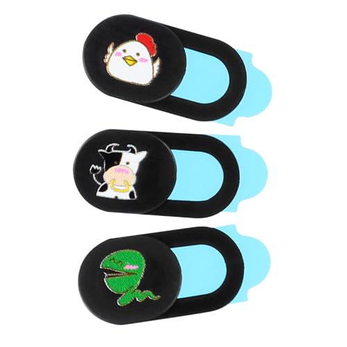 BRIGHTFUFU 3stücke Teiliges Tier-Webcam Cover Kreative Abdeckung Für Computer Handy Und Tablet Datenschutz Niedliche Designs Für Laptop Und Smartphone-nutzung von BRIGHTFUFU