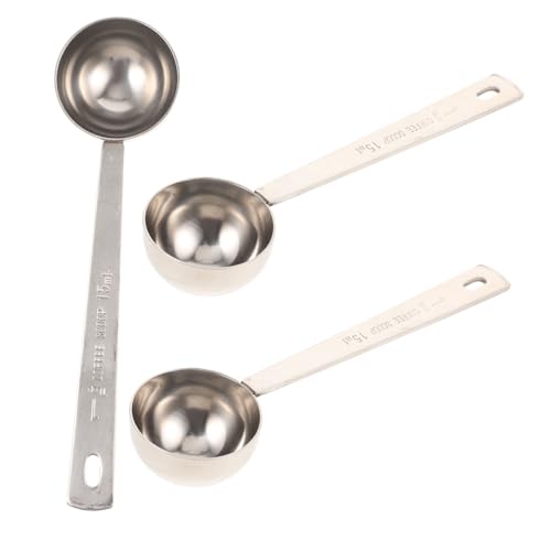 BRIGHTFUFU 3 Stück Edelstahl Kaffeelöffel Dickwandiger Dessert Dosierlöffel Langlebiger Metal Spoon für Espresso Tee Zucker und Cremes Langer Küchenhelfer BRIGHTFUFU 3 Stück Edelstahl Kaffeelöffel Dickwandiger Dessert Dosierlöffel Langlebiger Metal Spoon für Espresso Tee Zucker und Cremes Langer Küchenhelfer von BRIGHTFUFU