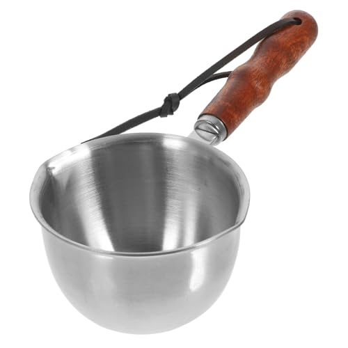 BRIGHTFUFU Butterwärmer | Kleiner Topf Aus Edelstahl | Ölträufeln | Sicher Und Beständig BRIGHTFUFU Butterwärmer | Kleiner Topf Aus Edelstahl | Ölträufeln | Sicher Und Beständig von BRIGHTFUFU