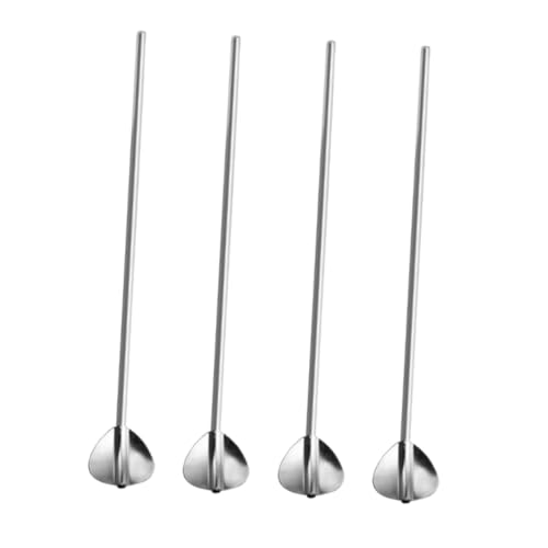 BRIGHTFUFU 4 Stück Teiliges Edelstahl Trinkhalmlöffel aus Rostfreiem Stahl Glatte Oberfläche Rostfrei Einfach zu Reinigen Vielseitig für Partys Tee und Getränke Geeignet Wiederverwendbar BRIGHTFUFU 4 Stück Teiliges Edelstahl Trinkhalmlöffel aus Rostfreiem Stahl Glatte Oberfläche Rostfrei Einfach zu Reinigen Vielseitig für Partys Tee und Getränke Geeignet Wiederverwendbar von BRIGHTFUFU