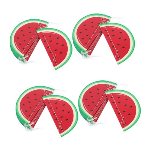 BRIGHTFUFU 4 Stück Watermelon Geburtstagsbanner Sommerliche Partydekoration mit Frischem Wassermelonen motiv Hängendes Banner für Kindergeburtstag Vielseitig für Innen Außenbereich Geeignet BRIGHTFUFU 4 Stück Watermelon Geburtstagsbanner Sommerliche Partydekoration mit Frischem Wassermelonen motiv Hängendes Banner für Kindergeburtstag Vielseitig für Innen Außenbereich Geeignet von BRIGHTFUFU