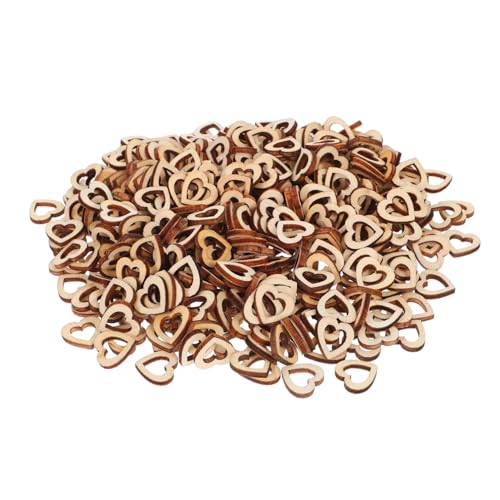 BRIGHTFUFU 500 Stück Holzherzen zum Basteln Natürliche Hohle Herzformen für DIY Dekoration Vielseitige Streudeko für Hochzeit Party Tischdeko Romantische Holzverzierungen BRIGHTFUFU 500 Stück Holzherzen zum Basteln Natürliche Hohle Herzformen für DIY Dekoration Vielseitige Streudeko für Hochzeit Party Tischdeko Romantische Holzverzierungen von BRIGHTFUFU