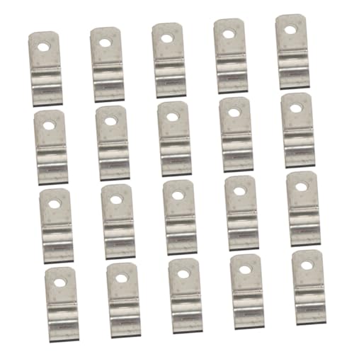 BRIGHTFUFU 50Stücke Kabelklemmen Robuste Drahtclips zur Kabelbefestigung für Solaranlagen Verdrahtung Einfache Installation Langlebig von BRIGHTFUFU