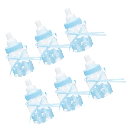BRIGHTFUFU 6 Stück Teiliges Milchflaschen Süßigkeitenboxen Party Candy Verpackung Shower Favors Kreative Mini Flaschenform Süßigkeitenbehälter Kompakt Leicht Tragbar Blau BRIGHTFUFU 6 Stück Teiliges Milchflaschen Süßigkeitenboxen Party Candy Verpackung Shower Favors Kreative Mini Flaschenform Süßigkeitenbehälter Kompakt Leicht Tragbar Blau von BRIGHTFUFU