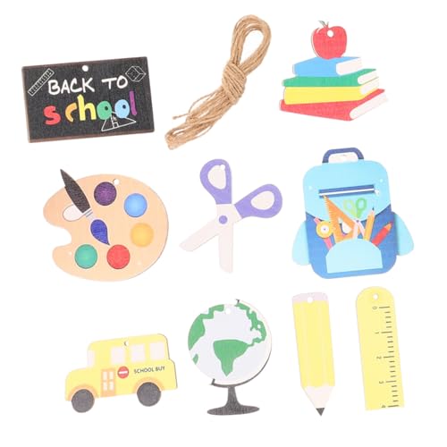 BRIGHTFUFU 9 Stück Teiliges Willkommensbanner Klassenzimmer Deko mit Kreativen Papierfahnen Bunte Hängeschilder für Tür Wand Fenster Schulanfang Feier Zubehör Zufällige Motive BRIGHTFUFU 9 Stück Teiliges Willkommensbanner Klassenzimmer Deko mit Kreativen Papierfahnen Bunte Hängeschilder für Tür Wand Fenster Schulanfang Feier Zubehör Zufällige Motive von BRIGHTFUFU