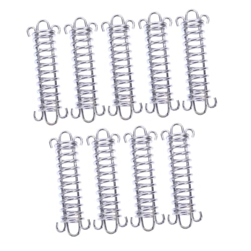 BRIGHTFUFU 9 Stück Teiliges Zeltspannfedern aus Hochfestem Stahl Windfeste Schnallen zur Zelt und Markisenbefestigung Robustes Outdoor Camping Zubehör für Stabile Fixierung bei Starkem Wind BRIGHTFUFU 9 Stück Teiliges Zeltspannfedern aus Hochfestem Stahl Windfeste Schnallen zur Zelt und Markisenbefestigung Robustes Outdoor Camping Zubehör für Stabile Fixierung bei Starkem Wind von BRIGHTFUFU