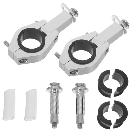 BRIGHTFUFU Aluminiumlegierung Motorrad Handguard Halterung mit Befestigungsklammern für Lenker Stabile Handprotektoren Montage Langlebiger Handschutz für Offroad und Enduro Bikes BRIGHTFUFU Aluminiumlegierung Motorrad Handguard Halterung mit Befestigungsklammern für Lenker Stabile Handprotektoren Montage Langlebiger Handschutz für Offroad und Enduro Bikes von BRIGHTFUFU