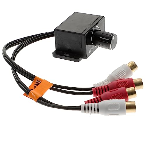 BRIGHTFUFU Car Stereo Lautstärkeregler Cinch Gain Level Bass Regler mit Rca für Auto Audio Signalsteuerung BRIGHTFUFU Car Stereo Lautstärkeregler Cinch Gain Level Bass Regler mit Rca für Auto Audio Signalsteuerung von BRIGHTFUFU
