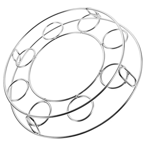 BRIGHTFUFU Dampfgarer Rack Robuster Wok Halter für Gleichmäßiges für Wok und Leicht zu Reinigen Perfektes Küchenzubehör von BRIGHTFUFU