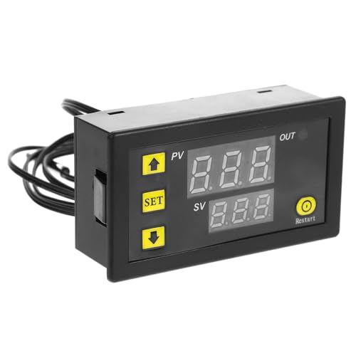 BRIGHTFUFU Digitales Timer Relaismodul Auto Zeitschaltuhr Temperatursteuerung mit LCD Anzeige Präzises Temperaturcontroller Board für Timing Verzögerung und Zyklussteuerung im Kfz Bereich BRIGHTFUFU Digitales Timer Relaismodul Auto Zeitschaltuhr Temperatursteuerung mit LCD Anzeige Präzises Temperaturcontroller Board für Timing Verzögerung und Zyklussteuerung im Kfz Bereich von BRIGHTFUFU