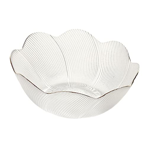 BRIGHTFUFU Glas Dessertschale Transparent Mehrzweck Salatschüssel Obstschale für Haushalt Wohnzimmer Party Snacks Süßigkeiten Chips Serviergeschirr Pflegeleicht BRIGHTFUFU Glas Dessertschale Transparent Mehrzweck Salatschüssel Obstschale für Haushalt Wohnzimmer Party Snacks Süßigkeiten Chips Serviergeschirr Pflegeleicht von BRIGHTFUFU