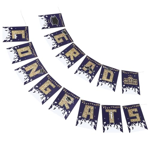BRIGHTFUFU Graduation Banner Fischschwanz Flagge Partydeko Hängender Abschlussfeier Banner Blau für Festliche Abiturfeier und Fotorequisiten BRIGHTFUFU Graduation Banner Fischschwanz Flagge Partydeko Hängender Abschlussfeier Banner Blau für Festliche Abiturfeier und Fotorequisiten von BRIGHTFUFU