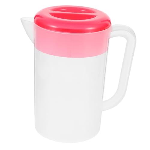 BRIGHTFUFU Großer Getränkekrug mit Henkel Bpa frei Wiederverwendbar aus Robustem Material Auslaufsicherer Ausgießer als Eisteekrug für Kühlschrank und Haushaltswasserspender BRIGHTFUFU Großer Getränkekrug mit Henkel Bpa frei Wiederverwendbar aus Robustem Material Auslaufsicherer Ausgießer als Eisteekrug für Kühlschrank und Haushaltswasserspender von BRIGHTFUFU