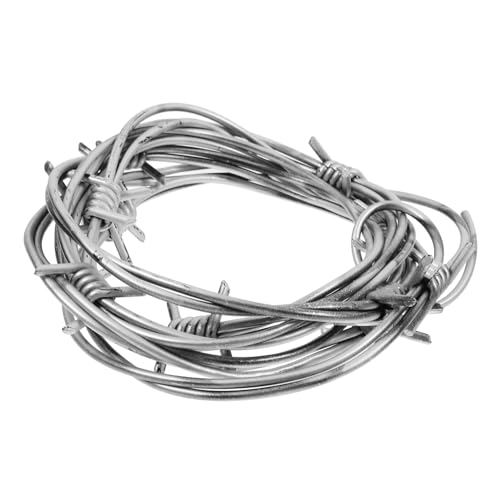 BRIGHTFUFU Halloween Deko Stacheldraht Deko PVC Gruselig Wiederverwendbar Partydekoration für Halloween Cosplay und Western Mottoparty Sichere Fake Barbed Wire Requisite für Zuhause und BRIGHTFUFU Halloween Deko Stacheldraht Deko PVC Gruselig Wiederverwendbar Partydekoration für Halloween Cosplay und Western Mottoparty Sichere Fake Barbed Wire Requisite für Zuhause und von BRIGHTFUFU