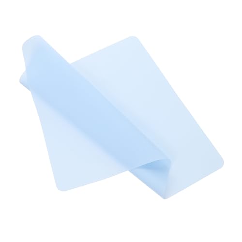 BRIGHTFUFU Silikon Platzset Für Esstische Hitzebeständige wasserdichte Und rutschfeste Tischmatte Im Skandinavischen Design Hellblau Für Familienfeiern Hotels Und Buffets von BRIGHTFUFU