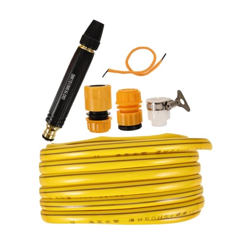 BRIGHTFUFU Hochdruck Wasserpistole Set mit Verstellbarer Sprühdüse und Gartenschlauch Langlebige Metall und Kunststoffkomponenten Komfortabler Griff für Auto und Gartenreinigung Vielseitiger BRIGHTFUFU Hochdruck Wasserpistole Set mit Verstellbarer Sprühdüse und Gartenschlauch Langlebige Metall und Kunststoffkomponenten Komfortabler Griff für Auto und Gartenreinigung Vielseitiger von BRIGHTFUFU