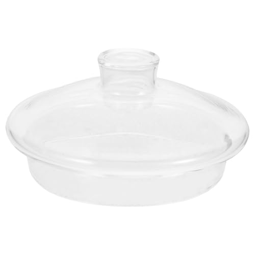 BRIGHTFUFU Teekannen Ersatzglasdeckel Transparentes Teekannen Zubehör Mit Siebabdeckung für Wasserkocher Zubehör von BRIGHTFUFU