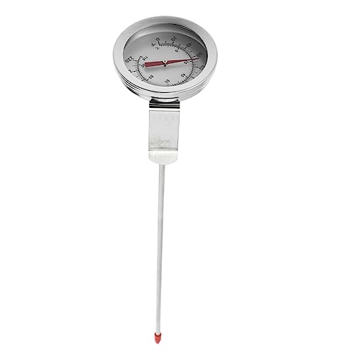 BRIGHTFUFU Küchenthermometer mit Glasanzeige Hochtemperaturbeständig Präzise und Schnelle Messung mit Klammer zur Sicheren Befestigung für Brauen Kochen und Braten BRIGHTFUFU Küchenthermometer mit Glasanzeige Hochtemperaturbeständig Präzise und Schnelle Messung mit Klammer zur Sicheren Befestigung für Brauen Kochen und Braten von BRIGHTFUFU