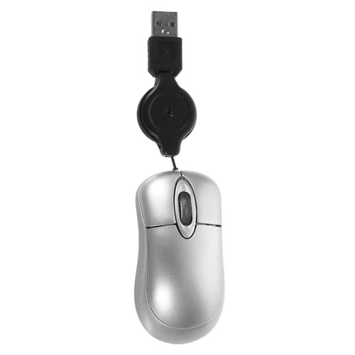BRIGHTFUFU Mini Optische Mit Einziehbarem Kabel USB Für Pc Laptop Plug and Play Kompakt Für Reisen BRIGHTFUFU Mini Optische Mit Einziehbarem Kabel USB Für Pc Laptop Plug and Play Kompakt Für Reisen von BRIGHTFUFU