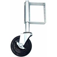 Briller - Federbelastete Torrolle – 10 mm Universal-Torrad mit Bremse und 6-Loch-Montageplatte – Stoßdämpfung – Multifunktions-Feder-Schwenkrad von BRILLER