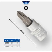 Brilliant Tools - 1/4' pz Kreuzschlitz Bit-Stecknuss, PZ2 von BRILLIANT TOOLS