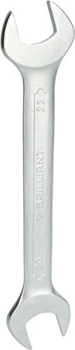 BRILLIANT TOOLS BT010909 Doppel-Maulschlüssel, 20 x 22 mm [Powered by KS TOOLS] von BRILLIANT TOOLS