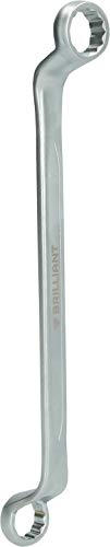 BRILLIANT TOOLS BT012905 Doppel-Ringschlüssel, gekröpft, 16 x 17 mm [Powered by KS TOOLS] von BRILLIANT TOOLS