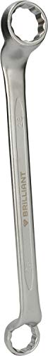 BRILLIANT TOOLS BT012910 Doppel-Ringschlüssel, gekröpft, 25 x 28 mm [Powered by KS TOOLS] von BRILLIANT TOOLS