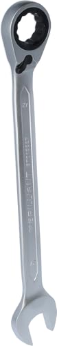 BRILLIANT TOOLS BT013827 Ratschenringschlüssel, umschaltbar, 27 mm [Powered by KS TOOLS] von BRILLIANT TOOLS
