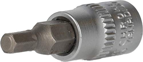 BRILLIANT TOOLS BT020821 1/4" Innensechskant Bit-Stecknuss, 4 mm [Powered by KS TOOLS] von BRILLIANT TOOLS