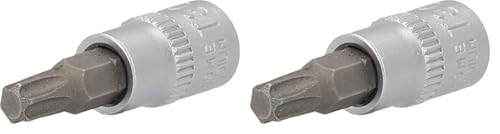 BRILLIANT TOOLS BT020975 1/4" Torx-Bit-Stecknuss, T30 [Powered by KS TOOLS] (Packung mit 2) von BRILLIANT TOOLS