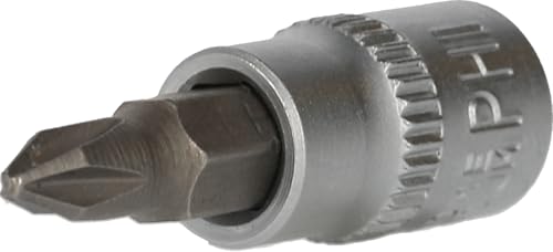 BRILLIANT TOOLS BT020991 1/4" PH Kreuzschlitz Bit-Stecknuss, PH1 [Powered by KS TOOLS] von BRILLIANT TOOLS