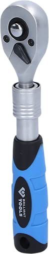 KS TOOLS 1/4" Teleskop-Umschaltknarre (150 - 200 mm) von BRILLIANT TOOLS