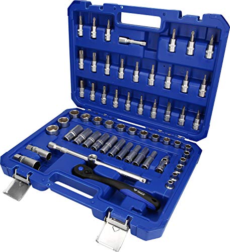 BRILLIANT TOOLS BT021061 3/8 Zoll Steckschlüssel-Satz, 61-tlg [Powered by KS TOOLS] von BRILLIANT TOOLS