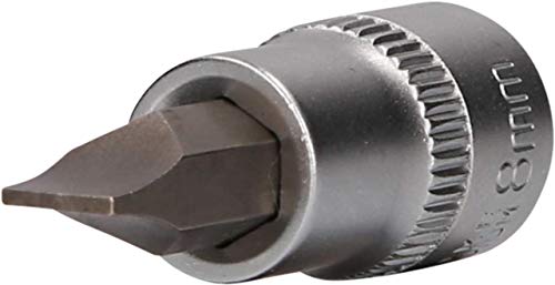 BRILLIANT TOOLS BT021862 3/8" Schlitz Bit-Stecknuss, 2 x 8 mm [Powered by KS TOOLS] von BRILLIANT TOOLS
