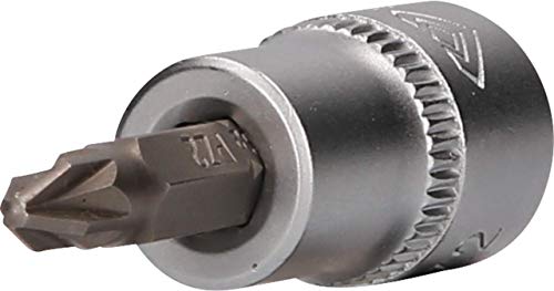 BRILLIANT TOOLS BT021881 3/8" PZ Kreuzschlitz Bit-Stecknuss, PZ2 [Powered by KS TOOLS] von BRILLIANT TOOLS