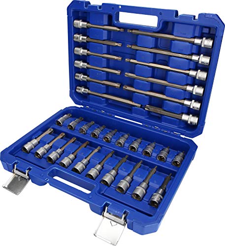 BRILLIANT TOOLS BT022532 1/2" Bit-Stecknuss-Satz, 32-tlg, Torx-Profil [Powered by KS TOOLS] von BRILLIANT TOOLS
