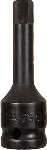 BRILLIANT TOOLS BT022628 1/2" Kraft-Bit-Stecknuss Innensechskant 17 mm [Powered by KS TOOLS] von BRILLIANT TOOLS