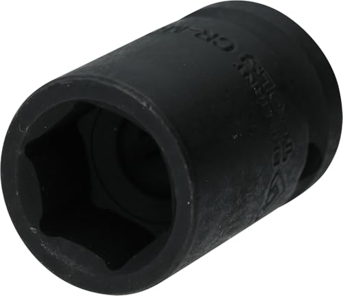 BRILLIANT TOOLS BT022639 1/2" Kraft-Stecknuss Sechskant 17 mm, kurz [Powered by KS TOOLS] von BRILLIANT TOOLS