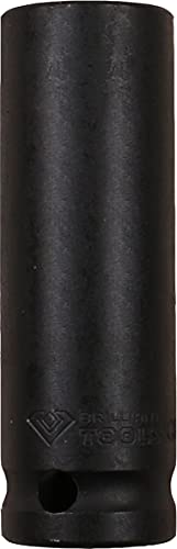 BRILLIANT TOOLS BT022652 1/2" Kraft-Stecknuss Sechskant, 12 mm, lang [Powered by KS TOOLS] von BRILLIANT TOOLS