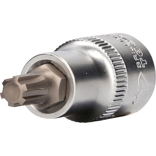 BRILLIANT TOOLS BT022723 1/2" RIBE-Bit-Stecknuss, 55 mm lang, M8 [Powered by KS TOOLS] von BRILLIANT TOOLS