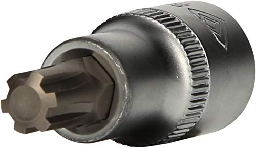 BRILLIANT TOOLS BT022725 1/2" RIBE-Bit-Stecknuss, 55 mm lang, M10 [Powered by KS TOOLS] von BRILLIANT TOOLS